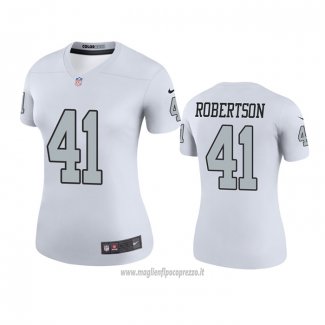 Maglia NFL Legend Donna Las Vegas Raiders Amik Robertson Bianco