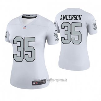 Maglia NFL Legend Donna Las Vegas Raiders C.j. Anderson Bianco Color Rush