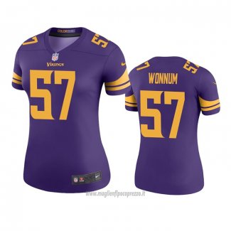Maglia NFL Legend Donna Minnesota Vikings 57 D.j. Wonnum Viola