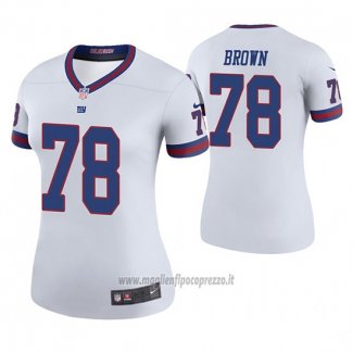 Maglia NFL Legend Donna New York Giants Jamon Brown Bianco Color Rush