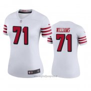Maglia NFL Legend Donna San Francisco 49ers Trent Williams Bianco Color Rush