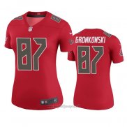 Maglia NFL Legend Donna Tampa Bay Buccaneers Rob Gronkowski Rosso Color Rush