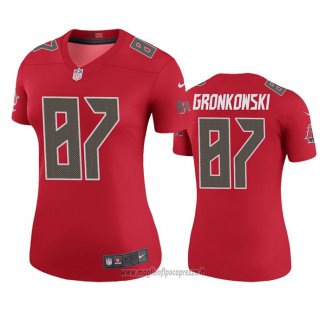 Maglia NFL Legend Donna Tampa Bay Buccaneers Rob Gronkowski Rosso Color Rush