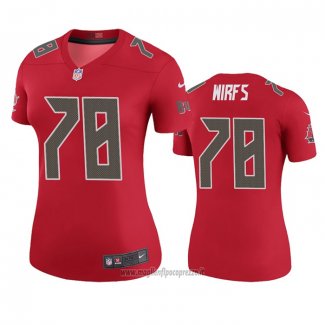 Maglia NFL Legend Donna Tampa Bay Buccaneers Tristan Wirfs Rosso Color Rush