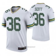 Maglia NFL Legend Green Bay Packers 36 Vernon Scott 2020 Bianco Color Rush