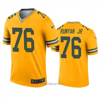 Maglia NFL Legend Green Bay Packers Jon Runyan Jr. Inverted Or
