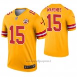 Maglia NFL Legend Kansas City Chiefs 15 Patrick Mahomes Inverted Or