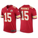 Maglia NFL Legend Kansas City Chiefs 15 Patrick Mahomes Rush Rosso