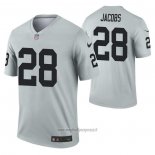 Maglia NFL Legend Las Vegas Raiders Josh Jacobs Inverted Grigio
