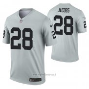 Maglia NFL Legend Las Vegas Raiders Josh Jacobs Inverted Grigio