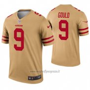 Maglia NFL Legend San Francisco 49ers 9 Robbie Gould Inverted Or