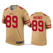 Maglia NFL Legend San Francisco 49ers Charlie Woerner Inverted Or