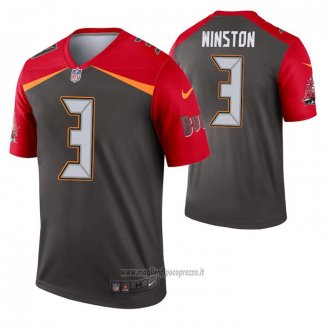 Maglia NFL Legend Tampa Bay Buccaneers Jameis Winston Inverted Grigio