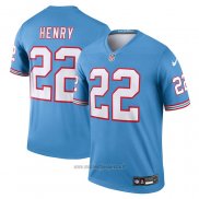 Maglia NFL Legend Tennessee Titans Derrick Henry Oilers Throwback Blu