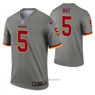 Maglia NFL Legend Washington Commanders Tress Way Inverted Grigio