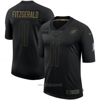 Maglia NFL Limited Arizona Cardinals Fitzgerald 2020 Salute To Service Nero