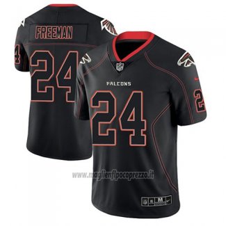 Maglia NFL Limited Atlanta Falcons Devonta Freeman Nero Color Rush 2018 Lights Out