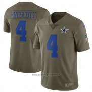 Maglia NFL Limited Bambino Dallas Cowboys 4 Prescott Verde