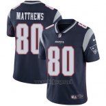 Maglia NFL Limited Bambino New England Patriots 80 Jordan Matthews Blu Stitched Vapor Untouchable
