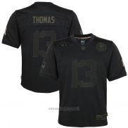 Maglia NFL Limited Bambino New Orleans Saints Michael Thomas 2020 Salute To Service Nero