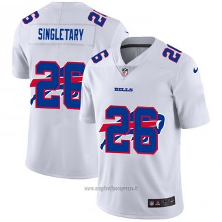Maglia NFL Limited Buffalo Bills Singletary Logo Dual Overlap Bianco