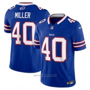 Maglia NFL Limited Buffalo Bills Von Miller Vapor F.u.s.e. Blu