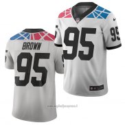 Maglia NFL Limited Carolina Panthers Derrick Brown Citta Edition Bianco