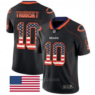 Maglia NFL Limited Chicago Bears Trubisky Rush USA Flag Nero