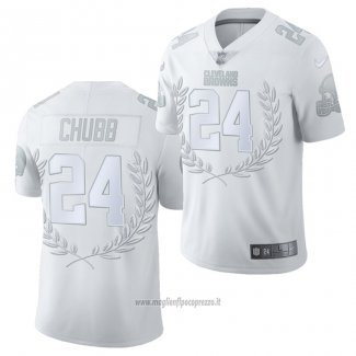 Maglia NFL Limited Cleveland Browns Nick Chubb MVP Bianco