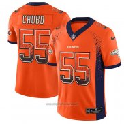 Maglia NFL Limited Denver Broncos Chubb Rush Drift Fashion Arancione