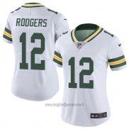 Maglia NFL Limited Donna Green Bay Packers 12 Rodgers Verde
