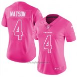 Maglia NFL Limited Donna Houston Texans 4 Deshaun Watson Rosa