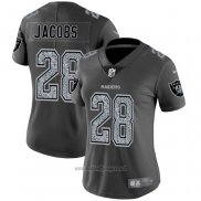 Maglia NFL Limited Donna Las Vegas Raiders Jacobs Static Fashion Grigio