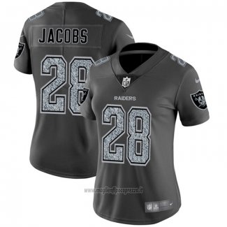 Maglia NFL Limited Donna Las Vegas Raiders Jacobs Static Fashion Grigio