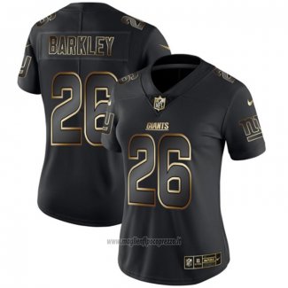 Maglia NFL Limited Donna New York Giants Barkley Vapor Untouchable Nero