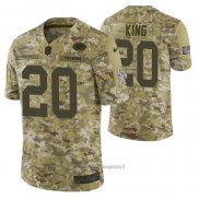 Maglia NFL Limited Green Bay Packers 20 Kevin King 2018 Salute To Service Camuffamento