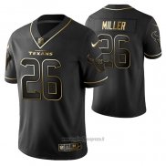 Maglia NFL Limited Houston Texans Lamar Miller Golden Edition Nero