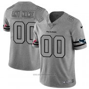 Maglia NFL Limited Houston Texans Personalizzate Team Logo Gridiron Grigio