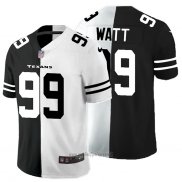 Maglia NFL Limited Houston Texans Watt Black White Split