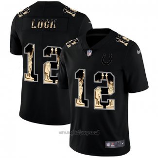Maglia NFL Limited Indianapolis Colts Luck Statue Of Liberty Fashion Nero