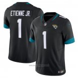 Maglia NFL Limited Jacksonville Jaguars Travis Etienne Vapor F.U.S.E. Nero