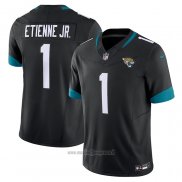 Maglia NFL Limited Jacksonville Jaguars Travis Etienne Vapor F.U.S.E. Nero
