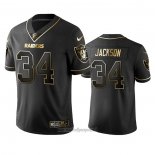 Maglia NFL Limited Las Vegas Raiders Bo Jackson Golden Edition Nero