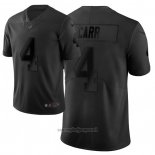 Maglia NFL Limited Las Vegas Raiders Carr Citta Edition Nero