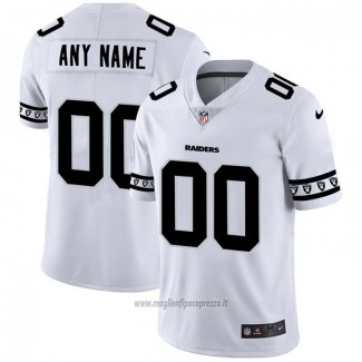 Maglia NFL Limited Las Vegas Raiders Personalizzate Team Logo Fashion Bianco