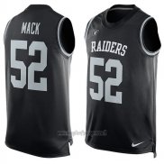 Maglia NFL Limited Las Vegas Raiders Senza Maniche 52 Mack Nero