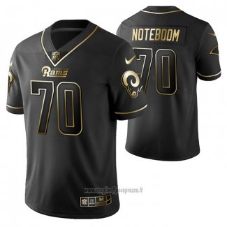 Maglia NFL Limited Los Angeles Rams Joseph Noteboom Golden Edition Nero