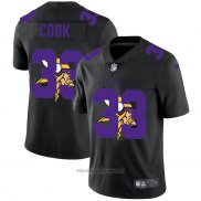 Maglia NFL Limited Minnesota Vikings Cook Logo Dual Overlap Nero