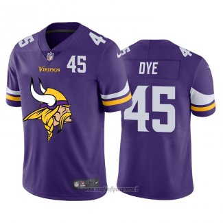 Maglia NFL Limited Minnesota Vikings Dye Big Logo Number Viola