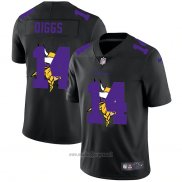 Maglia NFL Limited Minnesota Vikings Oiggs Logo Dual Overlap Nero